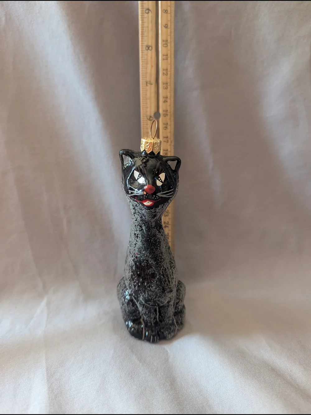 Christopher Radko Sabrina #97-1990-0 Black Cat Ornament Halloween